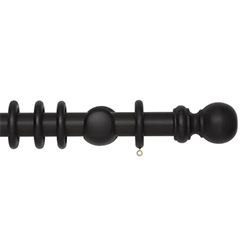 Round Edge Wooden Spear Design Curtain Rods Chennai